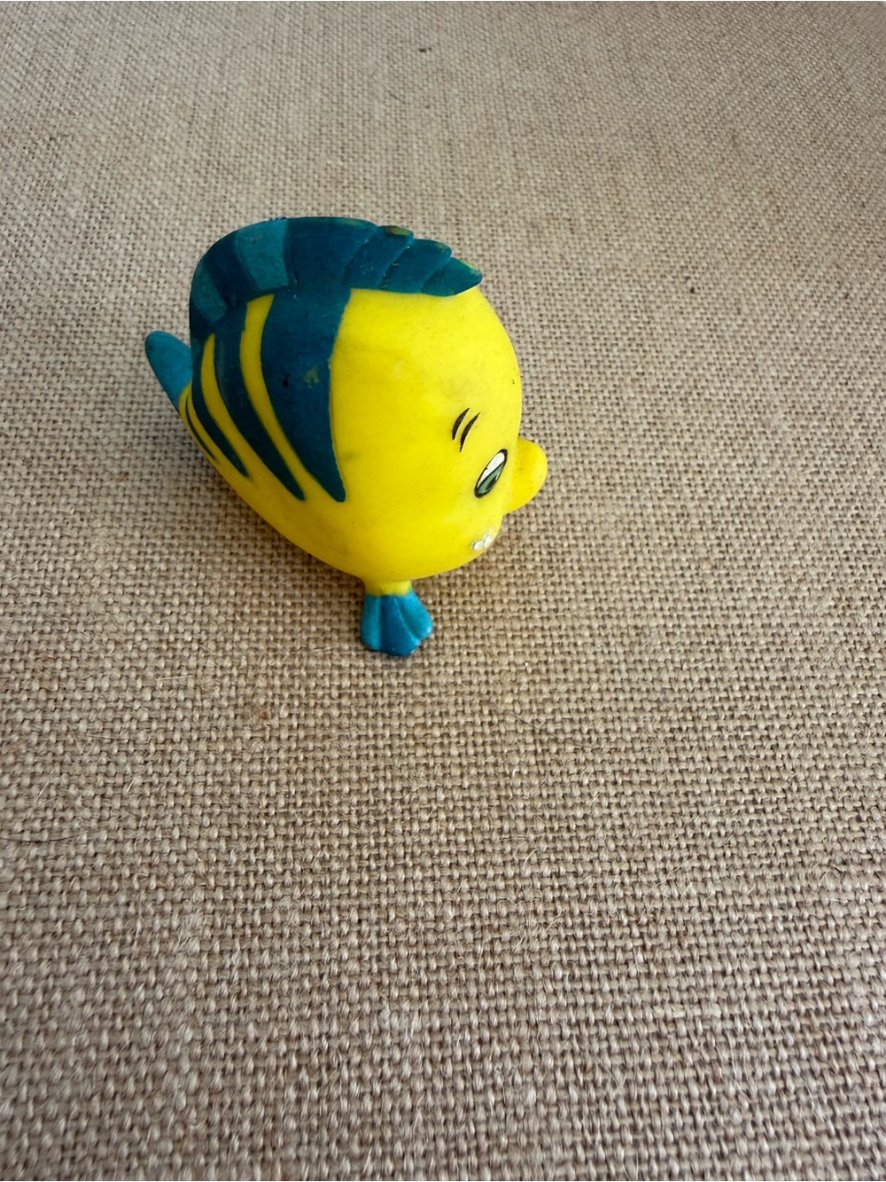 Yellow & Blue Fish Pet Toy - Flotation Chew Toy